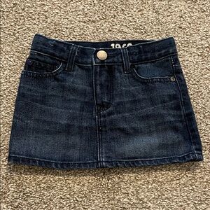 GAP Baby Dark Blue Denim Skirt 12-18 Months